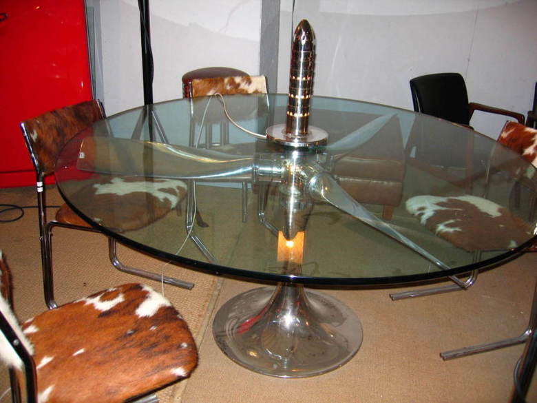Table hélice tripale alu poli Table hélice tripale alu poli