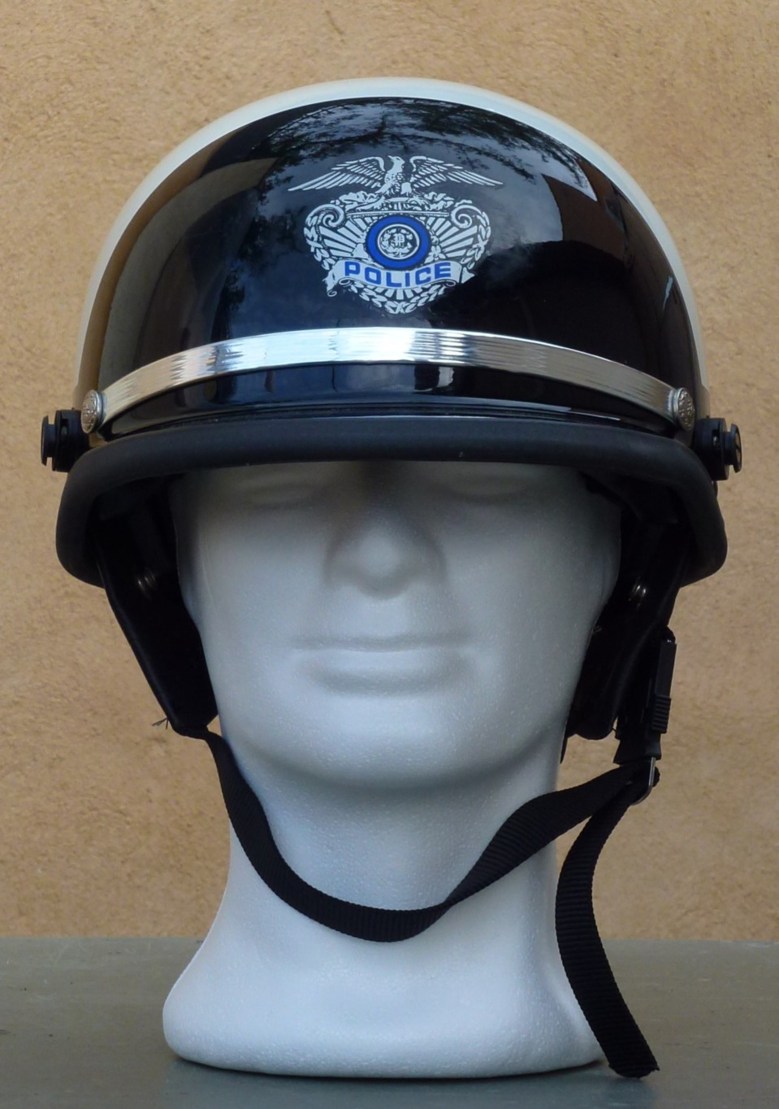 Casques motards "vintage" - Police US Casques motards "vintage" - Police US