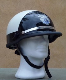 Casques motards "vintage" - Police US Casques motards "vintage" - Police US